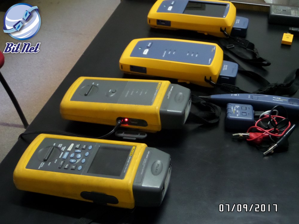 Herramientas Fluke Networks utilizadas por BitNet