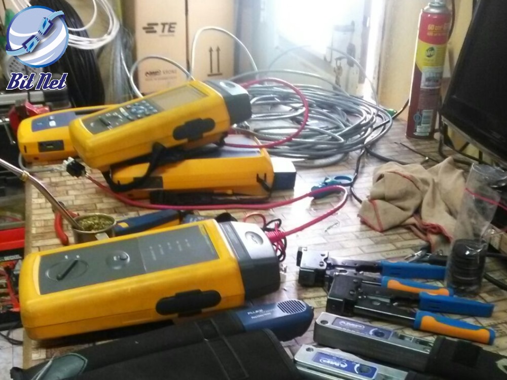 Herramientas Fluke Networks utilizadas por BitNet