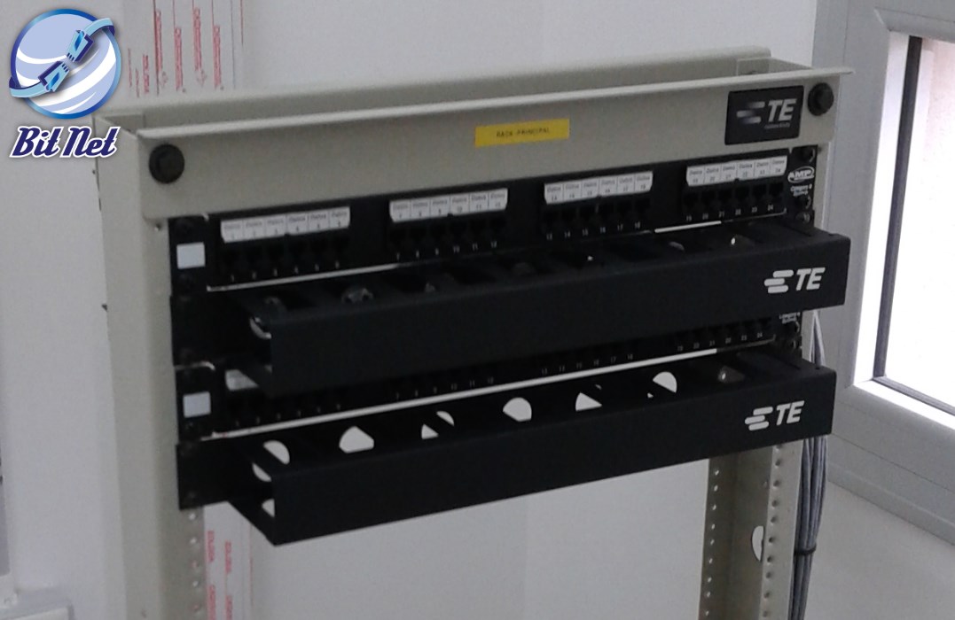 Rack de red instalado por BitNet
